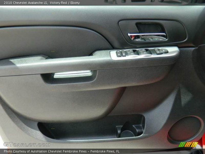 Victory Red / Ebony 2010 Chevrolet Avalanche LS