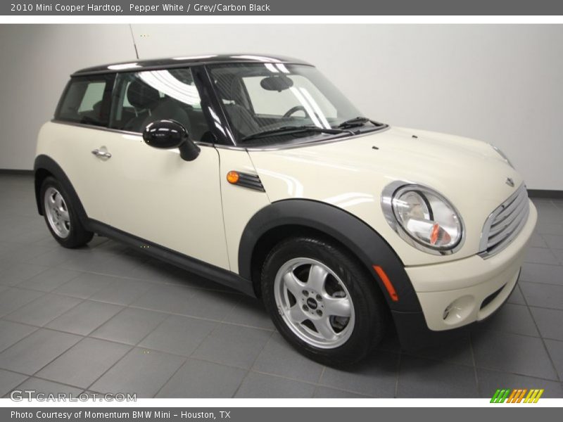 Pepper White / Grey/Carbon Black 2010 Mini Cooper Hardtop