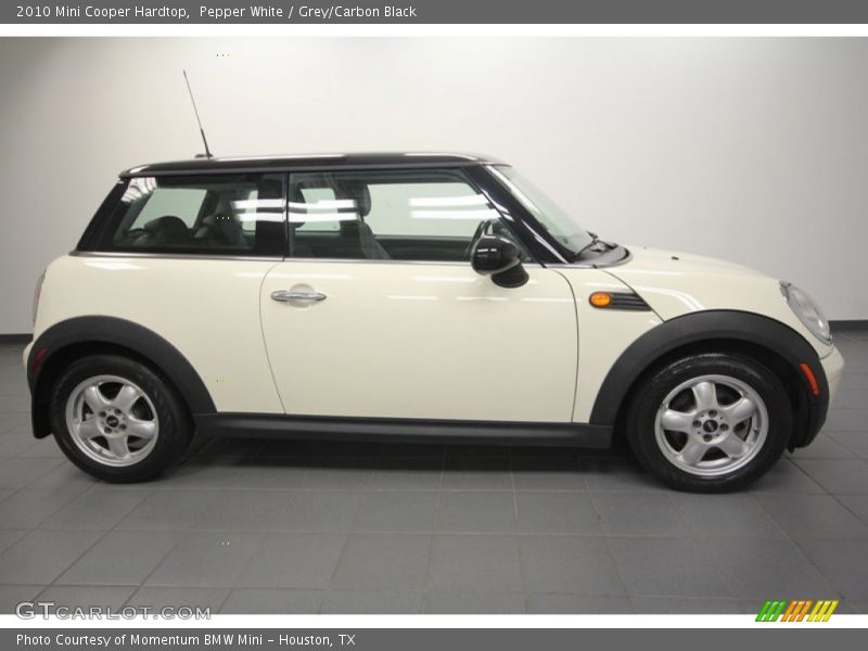 Pepper White / Grey/Carbon Black 2010 Mini Cooper Hardtop
