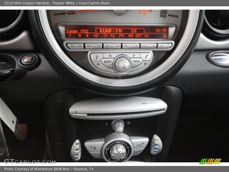 Pepper White / Grey/Carbon Black 2010 Mini Cooper Hardtop