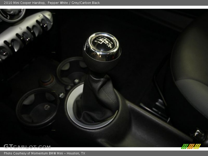 Pepper White / Grey/Carbon Black 2010 Mini Cooper Hardtop