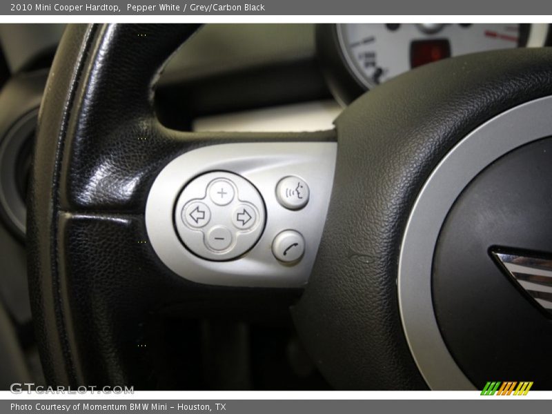 Pepper White / Grey/Carbon Black 2010 Mini Cooper Hardtop