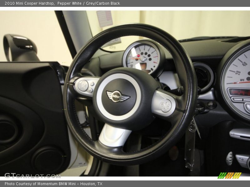 Pepper White / Grey/Carbon Black 2010 Mini Cooper Hardtop