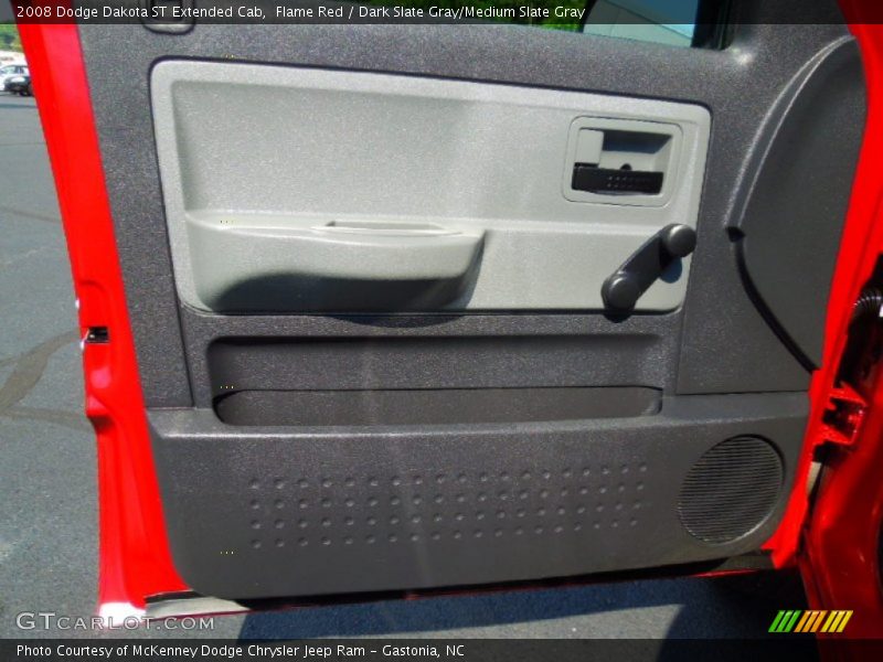 Flame Red / Dark Slate Gray/Medium Slate Gray 2008 Dodge Dakota ST Extended Cab