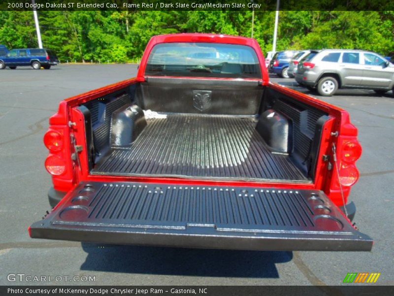 Flame Red / Dark Slate Gray/Medium Slate Gray 2008 Dodge Dakota ST Extended Cab
