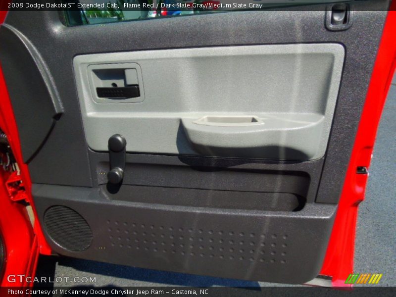 Flame Red / Dark Slate Gray/Medium Slate Gray 2008 Dodge Dakota ST Extended Cab