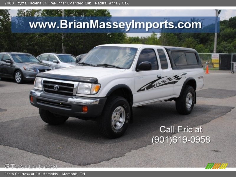 Natural White / Oak 2000 Toyota Tacoma V6 PreRunner Extended Cab