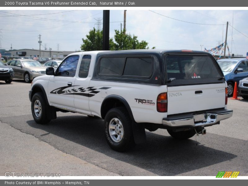 Natural White / Oak 2000 Toyota Tacoma V6 PreRunner Extended Cab
