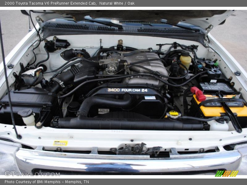 Natural White / Oak 2000 Toyota Tacoma V6 PreRunner Extended Cab