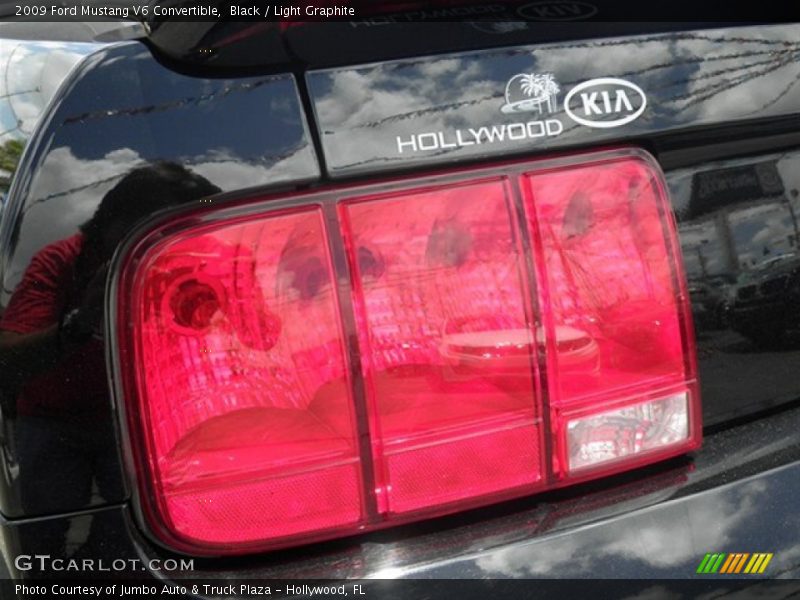 Black / Light Graphite 2009 Ford Mustang V6 Convertible