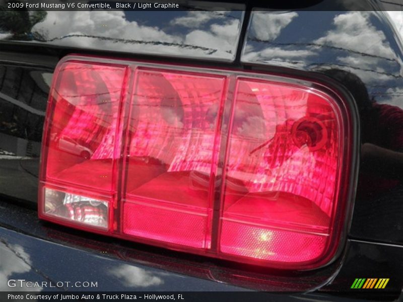 Black / Light Graphite 2009 Ford Mustang V6 Convertible