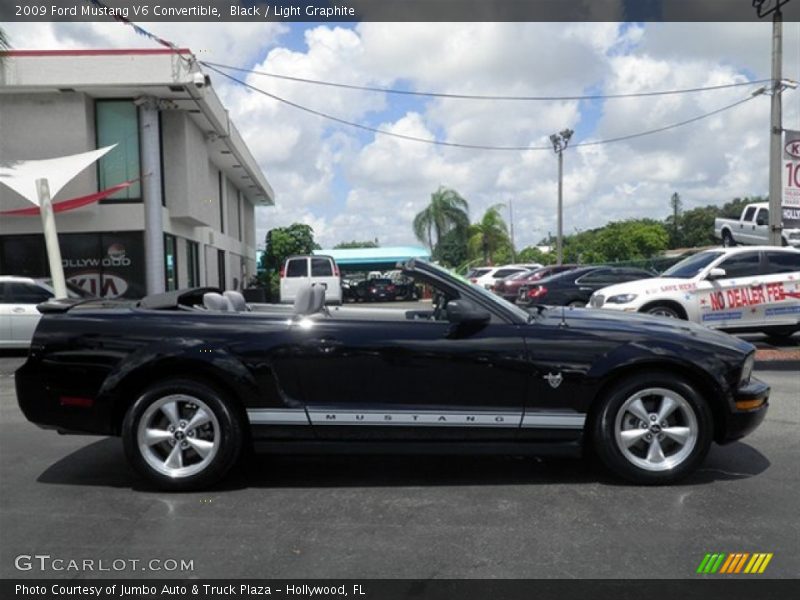 Black / Light Graphite 2009 Ford Mustang V6 Convertible