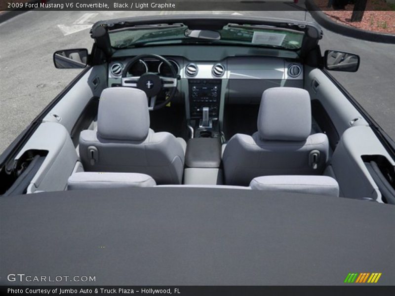 Black / Light Graphite 2009 Ford Mustang V6 Convertible