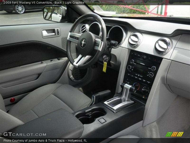 Black / Light Graphite 2009 Ford Mustang V6 Convertible