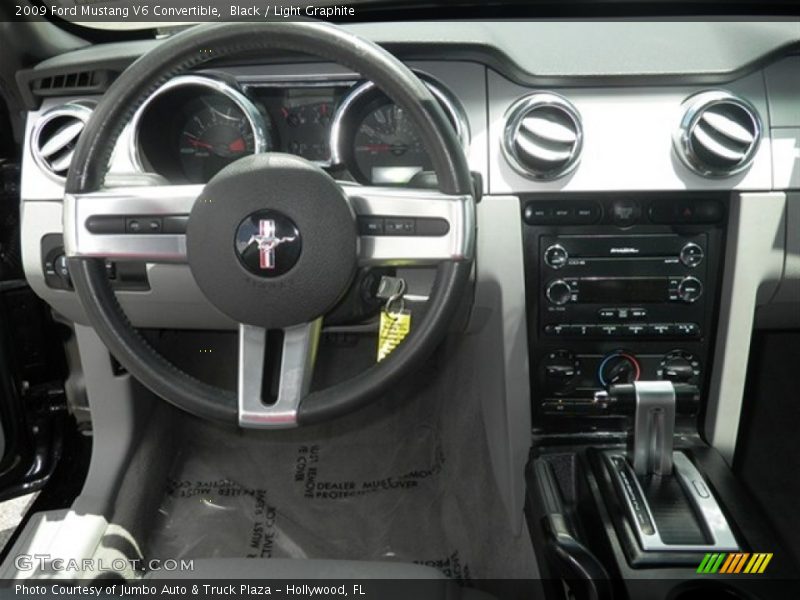 Black / Light Graphite 2009 Ford Mustang V6 Convertible