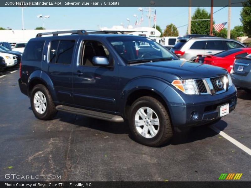 Silverton Blue Pearl / Graphite 2006 Nissan Pathfinder LE 4x4