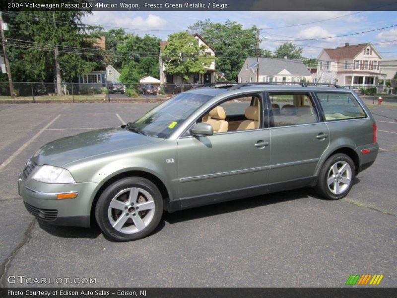 Fresco Green Metallic / Beige 2004 Volkswagen Passat GLX 4Motion Wagon