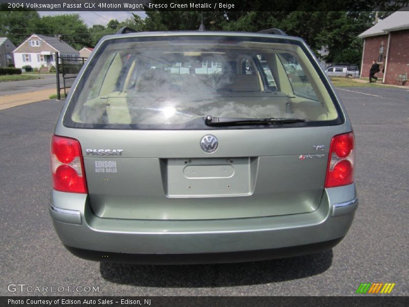 Fresco Green Metallic / Beige 2004 Volkswagen Passat GLX 4Motion Wagon