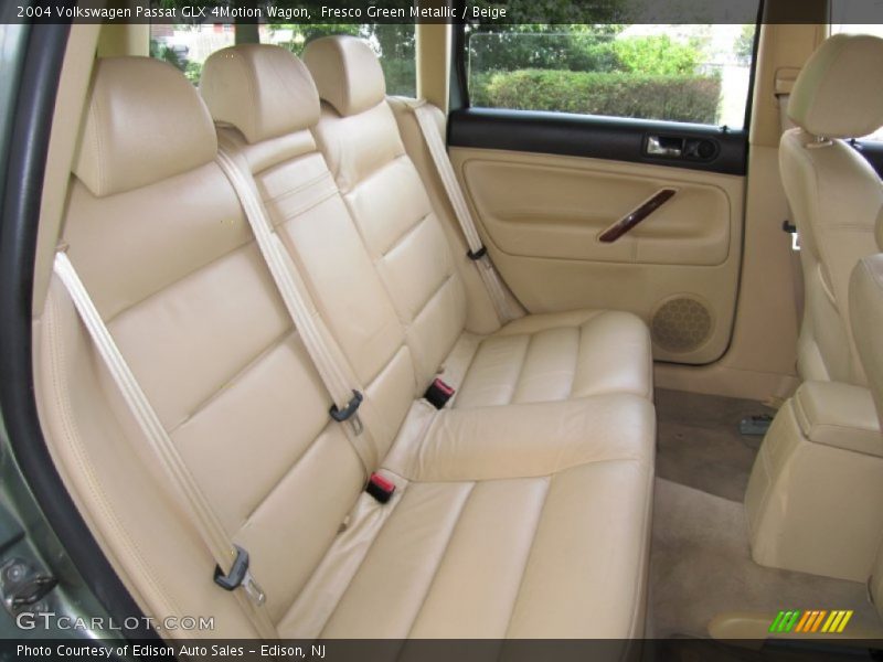 Rear Seat of 2004 Passat GLX 4Motion Wagon