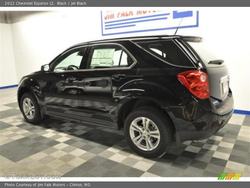 Black / Jet Black 2012 Chevrolet Equinox LS