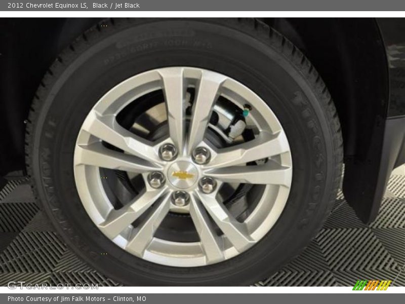 Black / Jet Black 2012 Chevrolet Equinox LS