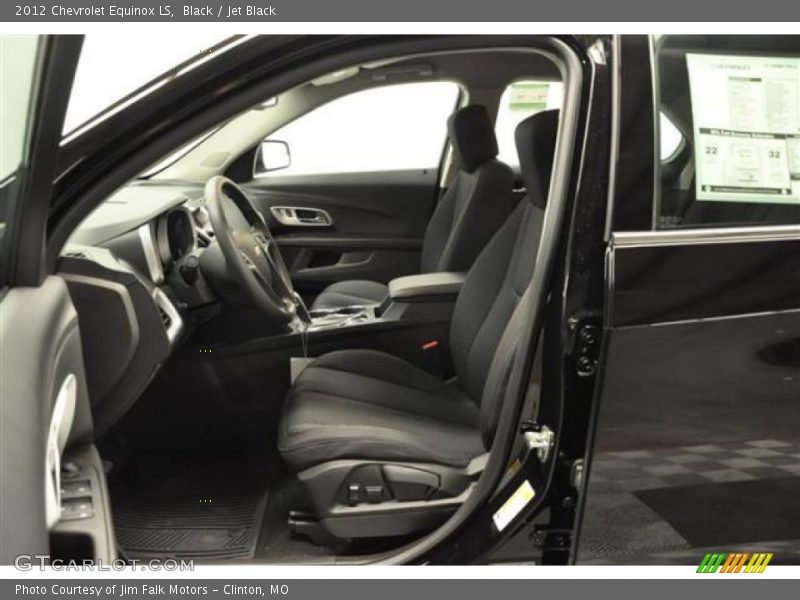 Black / Jet Black 2012 Chevrolet Equinox LS