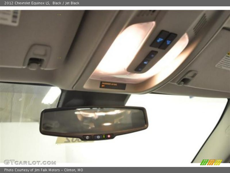 Black / Jet Black 2012 Chevrolet Equinox LS