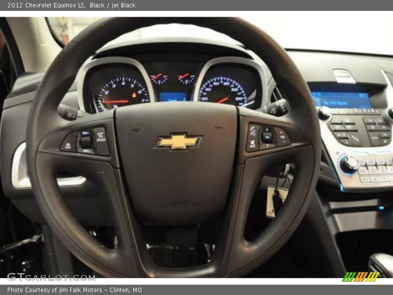 Black / Jet Black 2012 Chevrolet Equinox LS