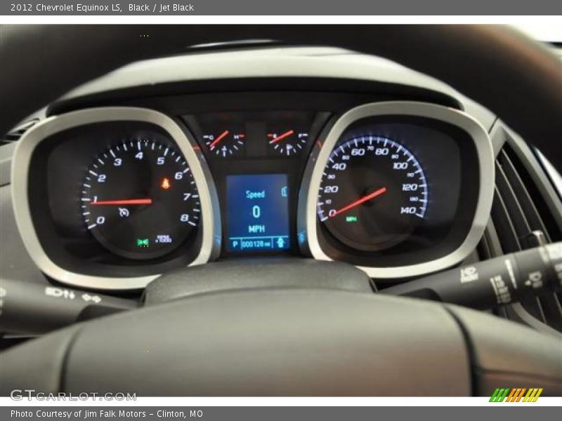 Black / Jet Black 2012 Chevrolet Equinox LS