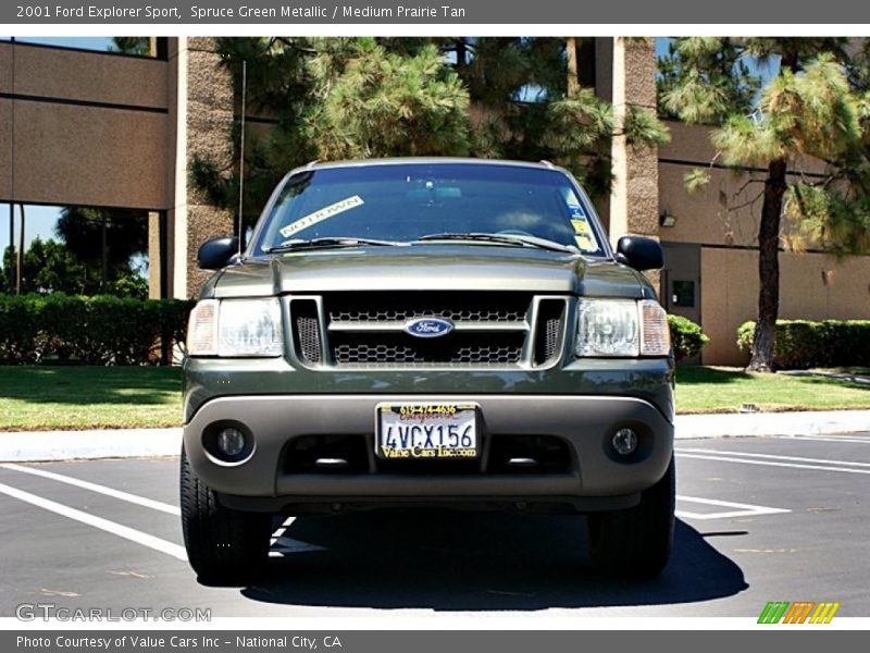 Spruce Green Metallic / Medium Prairie Tan 2001 Ford Explorer Sport