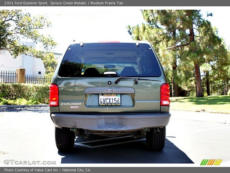 Spruce Green Metallic / Medium Prairie Tan 2001 Ford Explorer Sport