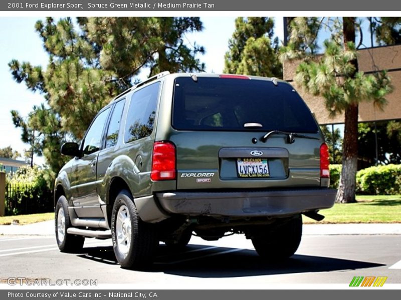 Spruce Green Metallic / Medium Prairie Tan 2001 Ford Explorer Sport