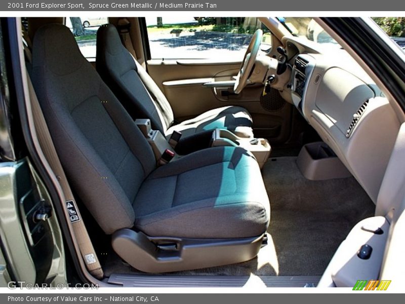 Spruce Green Metallic / Medium Prairie Tan 2001 Ford Explorer Sport