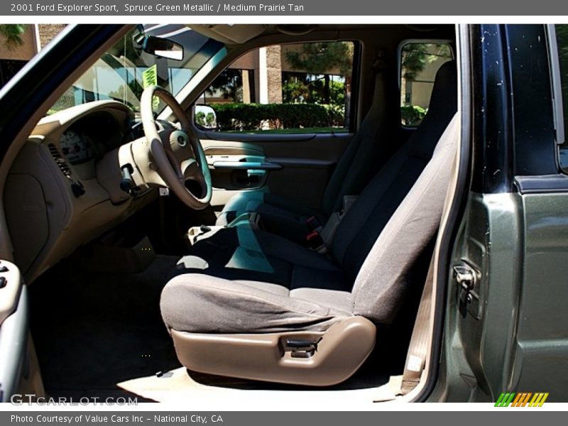 Spruce Green Metallic / Medium Prairie Tan 2001 Ford Explorer Sport