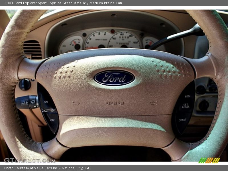 Spruce Green Metallic / Medium Prairie Tan 2001 Ford Explorer Sport