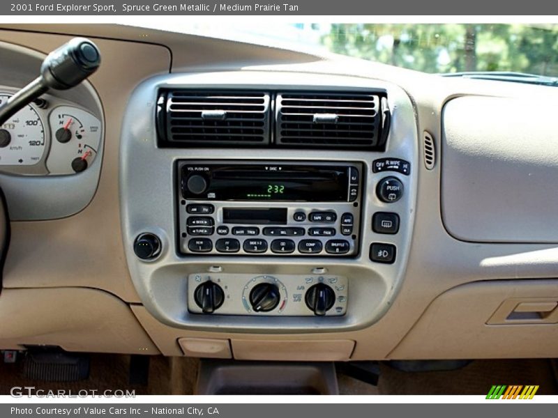 Spruce Green Metallic / Medium Prairie Tan 2001 Ford Explorer Sport
