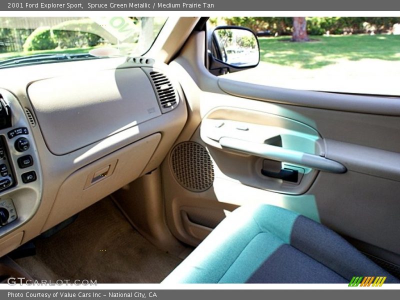 Spruce Green Metallic / Medium Prairie Tan 2001 Ford Explorer Sport