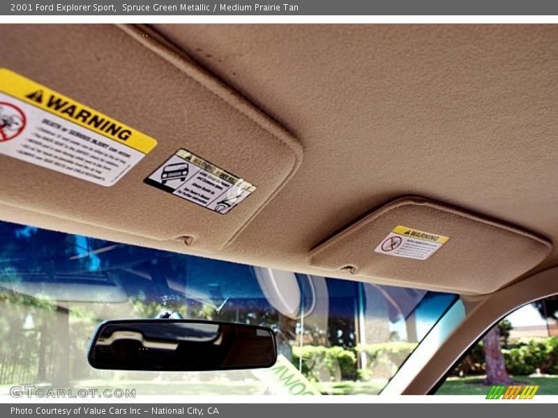 Spruce Green Metallic / Medium Prairie Tan 2001 Ford Explorer Sport