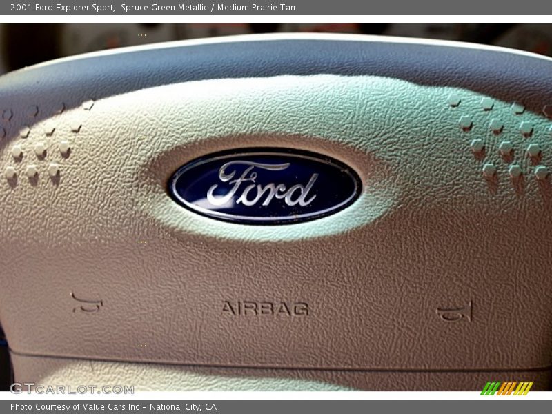 Spruce Green Metallic / Medium Prairie Tan 2001 Ford Explorer Sport