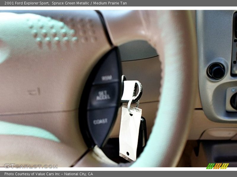 Spruce Green Metallic / Medium Prairie Tan 2001 Ford Explorer Sport