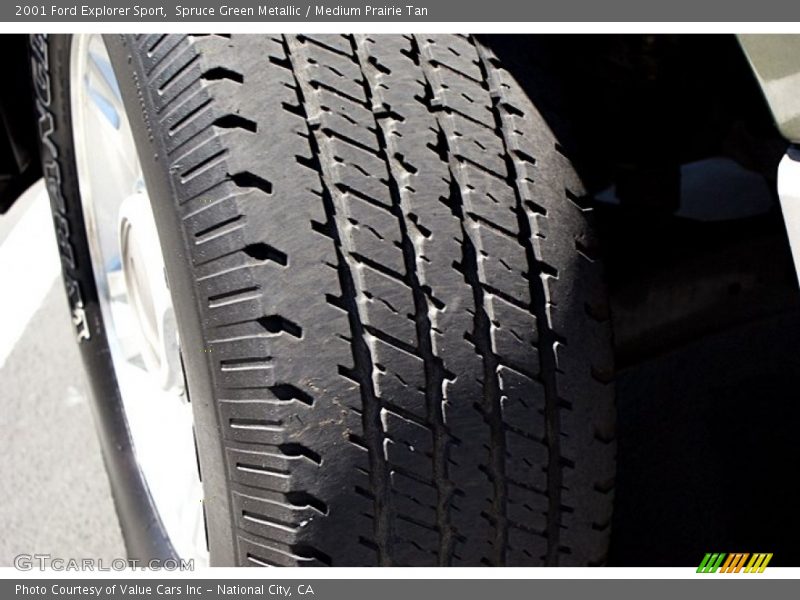 Spruce Green Metallic / Medium Prairie Tan 2001 Ford Explorer Sport