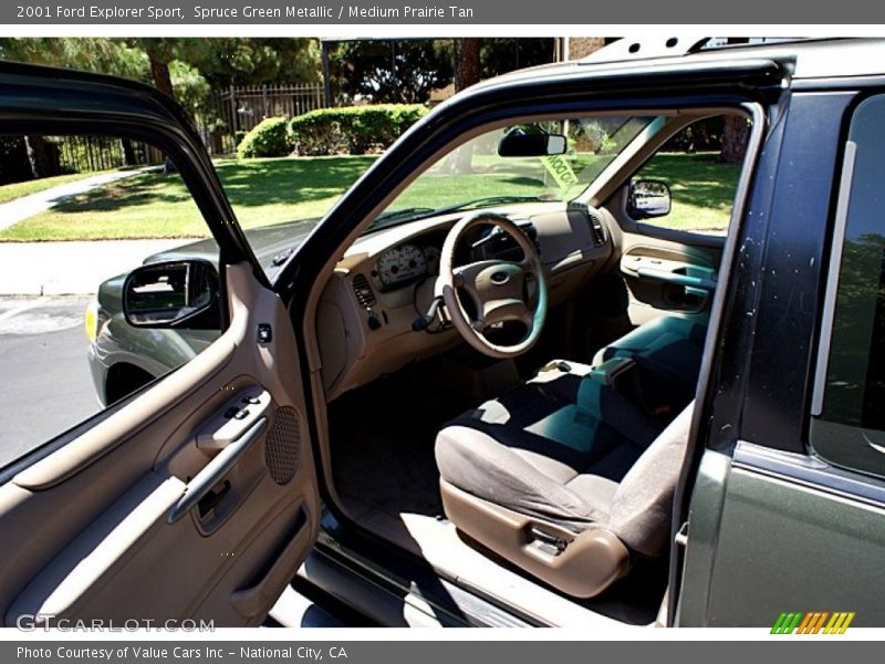 Spruce Green Metallic / Medium Prairie Tan 2001 Ford Explorer Sport