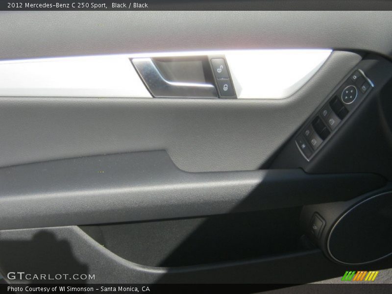 Black / Black 2012 Mercedes-Benz C 250 Sport