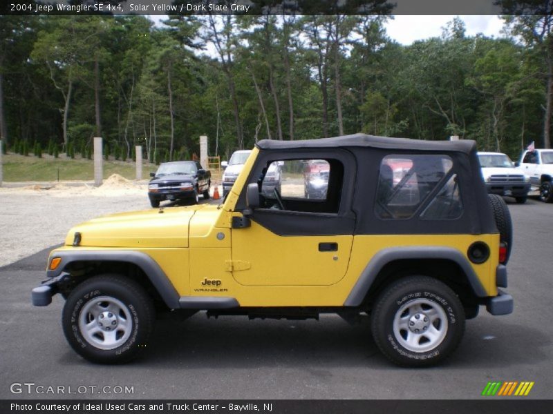 Solar Yellow / Dark Slate Gray 2004 Jeep Wrangler SE 4x4