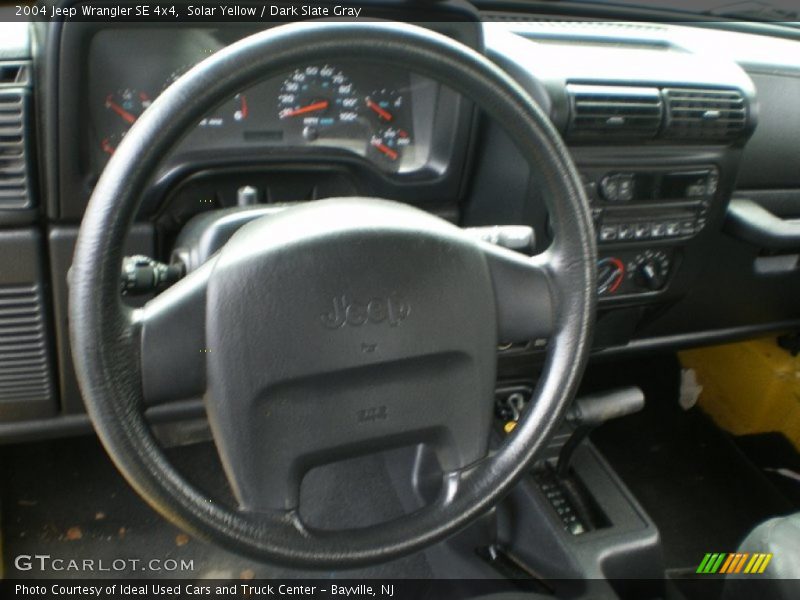 Solar Yellow / Dark Slate Gray 2004 Jeep Wrangler SE 4x4