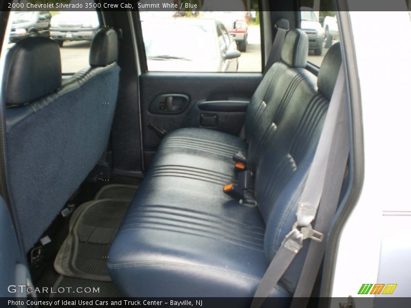 Rear Seat of 2000 Silverado 3500 Crew Cab