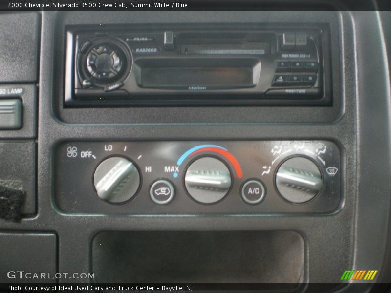 Summit White / Blue 2000 Chevrolet Silverado 3500 Crew Cab