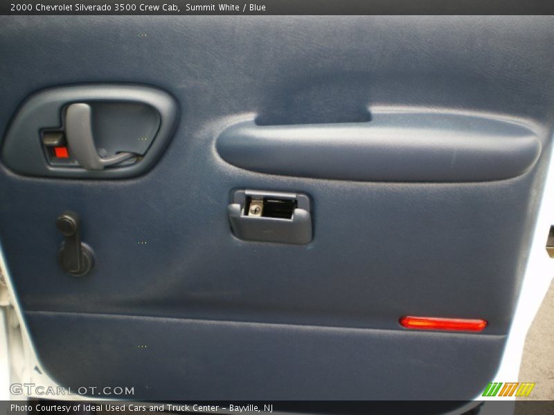 Summit White / Blue 2000 Chevrolet Silverado 3500 Crew Cab