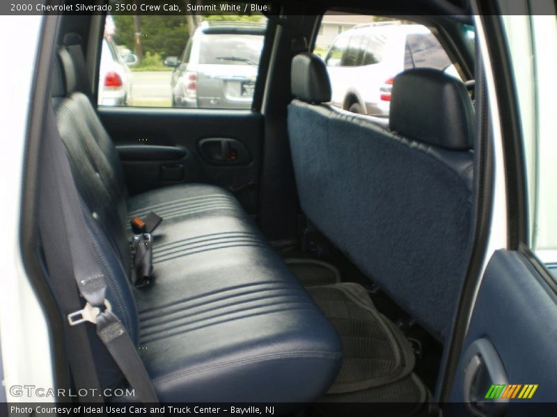 Rear Seat of 2000 Silverado 3500 Crew Cab
