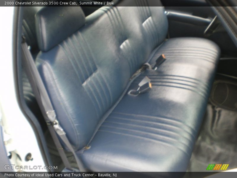 Summit White / Blue 2000 Chevrolet Silverado 3500 Crew Cab